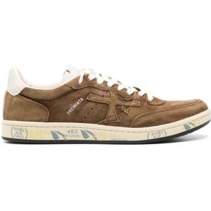 Premiata Klei Sneakers , Brown , Heren , Maat: 43 EU