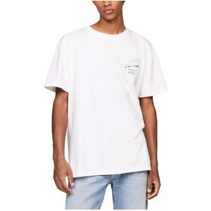 Tommy Hilfiger, Heren, Tops, Wit, Maat: XL Katoen,