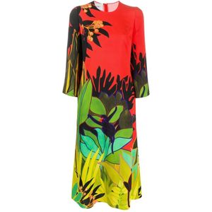 Valentino, Dames, Jurken, Veelkleurig, Maat: XS Zijde,