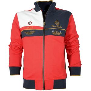 Aeronautica Militare, Heren, Jassen, Rood, Maat: L Katoen,