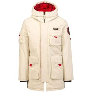 Aeronautica Militare, Heren, Mantels, Beige, Maat: XL Katoen,