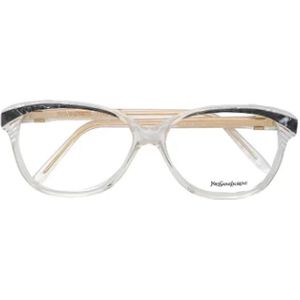 Yves Saint Laurent Vintage, Dames, Pre-owned, Grijs, Maat: ONE Size