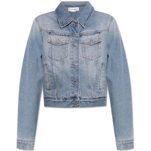 Victoria Beckham, Dames, Jassen, Blauw, Maat: S Denim,