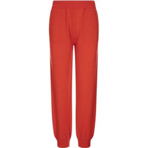 Msgm, Dames, Broeken, Rood, Maat: XS Wol,