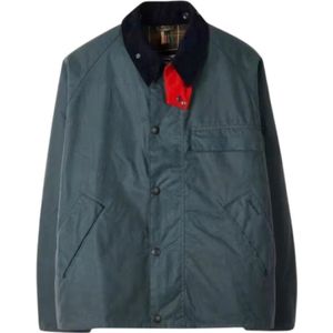 Barbour, Heren, Jassen, Blauw, Maat: L Katoen,