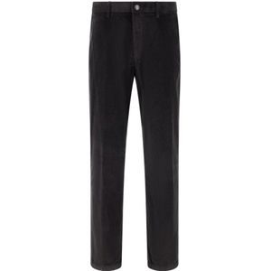 Boggi Milano - Broek - Antraciet - Corduroy - Regular Fit