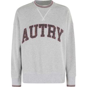 Autry, Dames, Sweatshirts & Hoodies, Grijs, Maat: XS Leer,