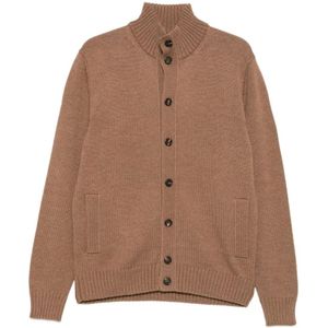 Zanone, Heren, Truien, Bruin, Maat: XL Wol,