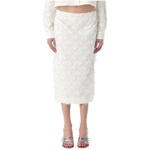 Msgm, Dames, Rokken, Wit, Maat: S