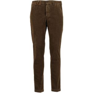 Briglia, Heren, Broeken, Bruin, Maat: W47 Velours,