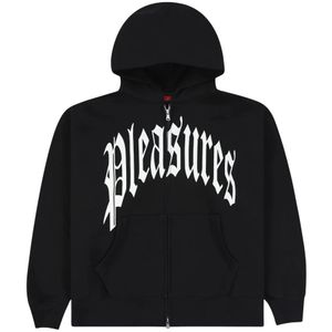 Pleasures, Heren, Sweatshirts & Hoodies, Zwart, Maat: M Wol,