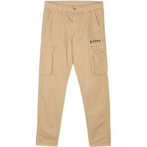 Aspesi, Heren, Broeken, Bruin, Maat: S Katoen,
