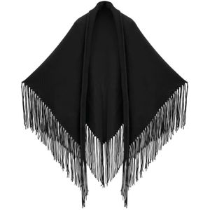 Malo, Dames, Jassen, Zwart, Maat: ONE Size Kasjmier,