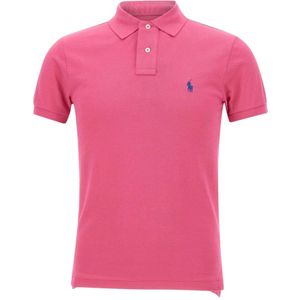 Polo Ralph Lauren, Heren, Tops, Roze, Maat: M Katoen,
