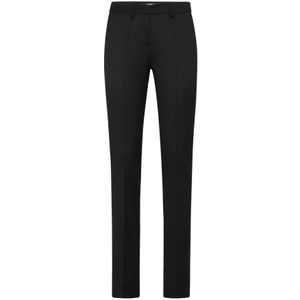 Philipp Plein, Dames, Broeken, Zwart, Maat: S Wol,