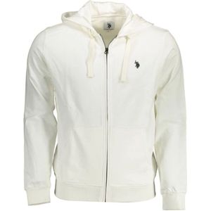 U.s. Polo Assn., Heren, Sweatshirts & Hoodies, Wit, Maat: 2XL Katoen,