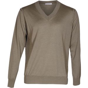 Paolo Pecora, Heren, Truien, Bruin, Maat: M Wol,