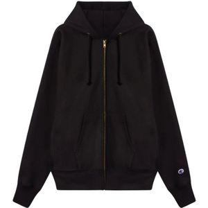 Champion, Heren, Sweatshirts & Hoodies, Zwart, Maat: L Katoen,