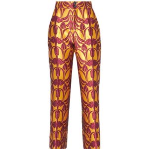 La DoubleJ, Dames, Broeken, Veelkleurig, Maat: L Zijde,