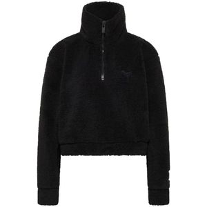 Carlo Colucci, Dames, Sweatshirts & Hoodies, Zwart, Maat: L Poliester,