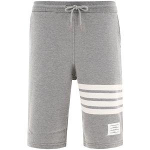 Thom Browne, Heren, Korte broeken, Grijs, Maat: M Katoen,