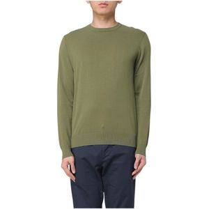 Aspesi, Heren, Truien, Groen, Maat: L Katoen,