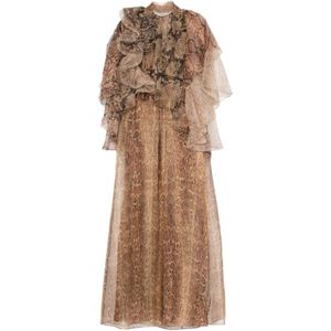 Zimmermann, Dames, Jurken, Bruin, Maat: S