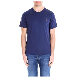 Polo Ralph Lauren, Heren, Tops, Blauw, Maat: S Katoen,