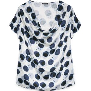 Fiorella Rubino, Dames, Blouses & Shirts, Veelkleurig, Maat: 5XL Satijn,