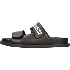 Dsquared2, Dames, Schoenen, Zwart, Maat: 35 EU Leer,