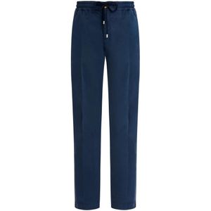 Vilebrequin, Heren, Broeken, Blauw, Maat: W34 Katoen,