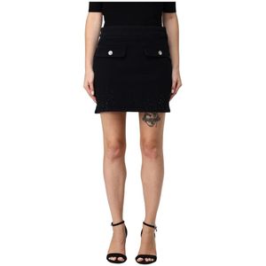 Liu Jo, Dames, Rokken, Zwart, Maat: W25 Denim,