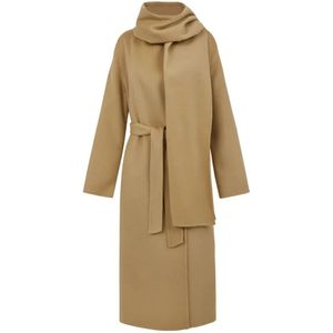 P.a.r.o.s.h., Dames, Mantels, Beige, Maat: S Wol,