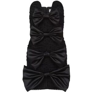 Nina Ricci, Dames, Jurken, Zwart, Maat: XS Viscose,