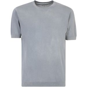 Original Vintage, Heren, Tops, Blauw, Maat: XL Katoen,