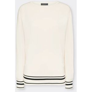 Elena Mirò, Dames, Truien, Beige, Maat: L Viscose,