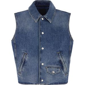 Givenchy, Heren, Jassen, Blauw, Maat: L Katoen,