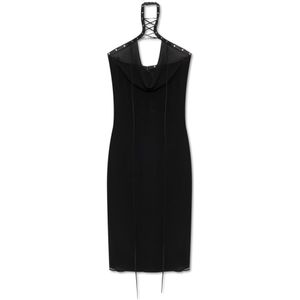 Dsquared2, Dames, Jurken, Zwart, Maat: XS Zijde,