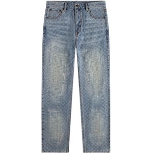 Daily Paper, Heren, Jeans, Blauw, Maat: S Katoen,