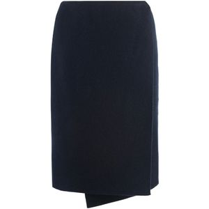 Malo, Dames, Rokken, Blauw, Maat: 2XS Kasjmier,