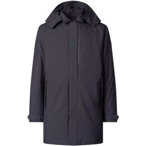 Save The Duck, Heren, Mantels, Blauw, Maat: S Wol,