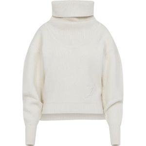 Jacquemus, Dames, Truien, Wit, Maat: 2XS Wol,