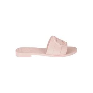 Moncler Slides Sandalen Schoenen , Pink , Dames , Maat: 40 EU