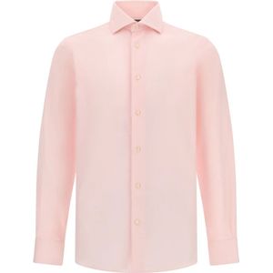 Boggi Milano - Overhemd - Roze - Katoen