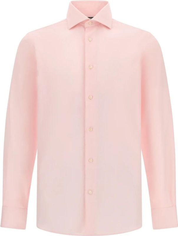 Boggi Milano - Overhemd - Roze - Katoen