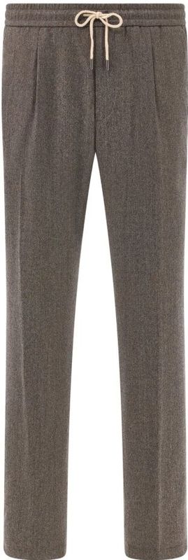 Boggi Milano, Heren, Broeken, Beige, Maat: XS Flanel,