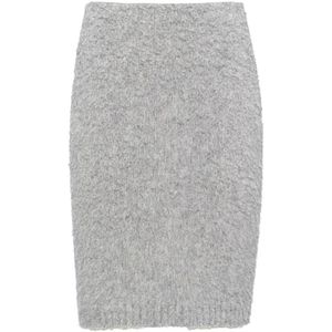 Prada, Dames, Rokken, Grijs, Maat: M