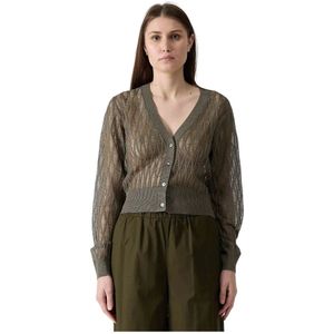 Federica Tosi, Dames, Truien, Groen, Maat: M Viscose,