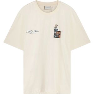 Filling Pieces, Heren, Tops, Beige, Maat: M Katoen,