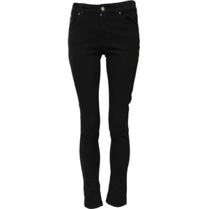 Dolce & Gabbana, Dames, Jeans, Zwart, Maat: 2XS Denim,